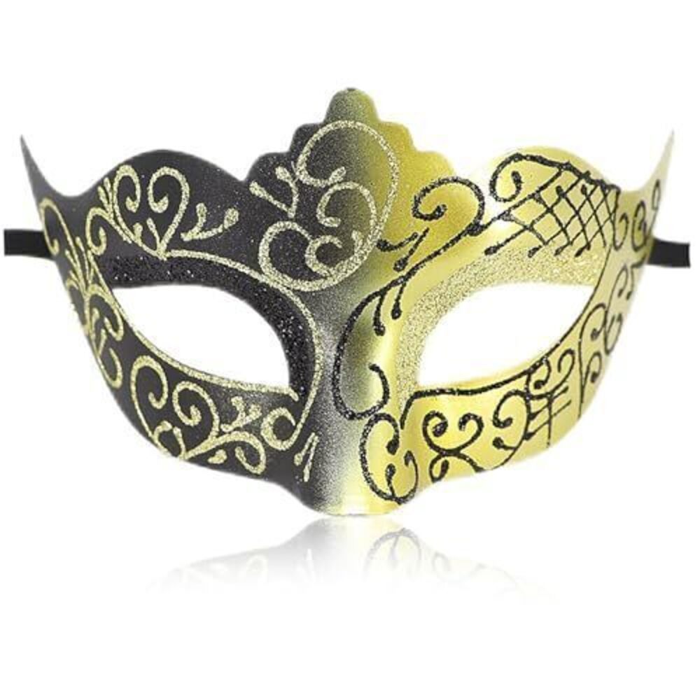 9632 Masquerade Mask Couple Masks for Ventian Halloween Carnival Mardi Gras
